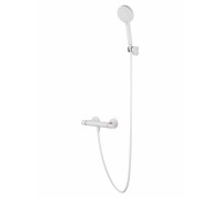 Смеситель Wonzon & Woghand INN 5 WW-B2005-A-MW для душа с термостатом, белый/матовый