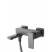 Смеситель Wonzon & Woghand Cube 2.0 WW-88037068-BGM для ванны и душа, темный графит
