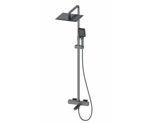 Душевая система Wonzon & Woghand WW-88739901-BGM с термостатом, темный графит