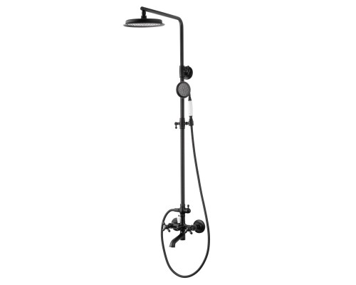 Душевая система Wonzon & Woghand Retro WW-88739020-MB черный/матовый