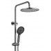 Душевая система Wonzon & Woghand The ONE WW-B3094-BGG с термостатом, темный графит