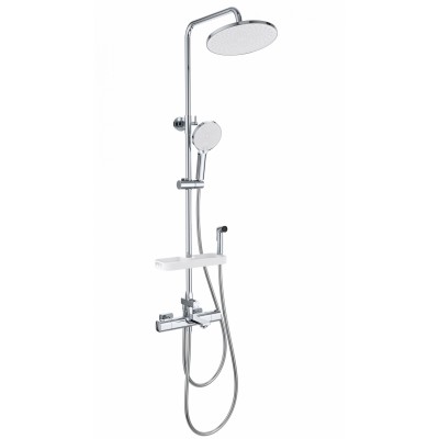 Душевая система Wonzon & Woghand Solid WW-C3011-A1-CR с термостатом, хром