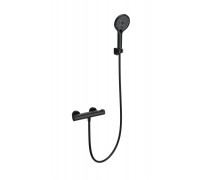 Смеситель Wonzon & Woghand INN 3 WW-B2012-A-MB для душа с термостатом, черный/матовый