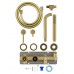 Смеситель Wonzon & Woghand Stick WW-889017-BG встраиваемый для ванны и душа, брашированное золото