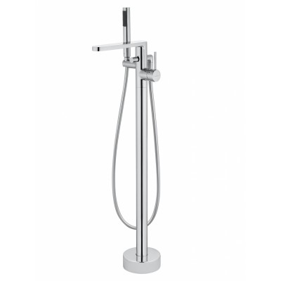 Смеситель Wonzon & Woghand Stick WW-88649901-CR напольный для ванны и душа, хром