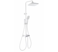 Душевая система Wonzon & Woghand Muse Corno WW-B3112-MW с термостатом, белый/матовый