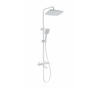 Душевая система Wonzon & Woghand Stay 2 WW-B3016-T1-MW с термостатом, белый/матовый
