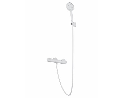 Смеситель Wonzon & Woghand INN 2 WW-A2006-A-MW для душа с термостатом, белый/матовый
