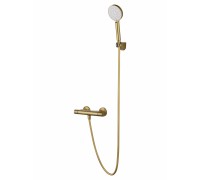 Смеситель Wonzon & Woghand INN 5 WW-B2005-A-BG для душа с термостатом, брашированное золото