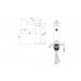 Смеситель Wonzon & Woghand Stick WW-88339017-CR для биде, хром
