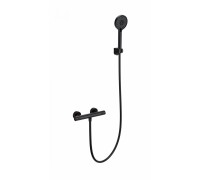 Смеситель Wonzon & Woghand INN 5 WW-B2063-A-MB для душа с термостатом, черный/матовый