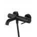 Смеситель Wonzon & Woghand Stick WW-88639017-MB для ванны и душа, черный/матовый