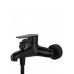 Смеситель Wonzon & Woghand Alfa WW-AE3204-MB для ванны и душа, черный/матовый