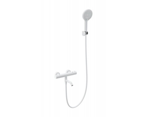 Смеситель Wonzon & Woghand INN 3 WW-B2065-A1-MW для ванны и душа с термостатом, белый/матовый