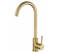 Смеситель Wonzon & Woghand WW-A21102-BG для кухонной мойки, брашированное золото
