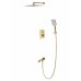 Душевая система Wonzon & Woghand Flex WW-88939072-BG встраиваемая, брашированное золото