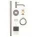 Смеситель Wonzon & Woghand Stick WW-88649905-BN напольный для раковины, брашированный никель