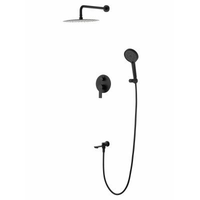 Душевая система Wonzon & Woghand Brilliant WW-88939079-MB встраиваемая, черный/матовый