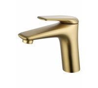 Смеситель Wonzon & Woghand Elbe WW-A41222-BG для раковины, брашированное золото