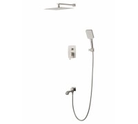 Душевая система Wonzon & Woghand Flex WW-88939072-BN встраиваемая, брашированный никель