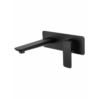 Смеситель Wonzon & Woghand Edge WW-88869003-MB встраиваемый для раковины, черный/матовый