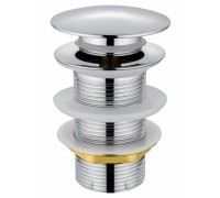 Донный клапан для раковины Wonzon & Woghand WW-88SS02-CR без перелива 1 1/4, хром
