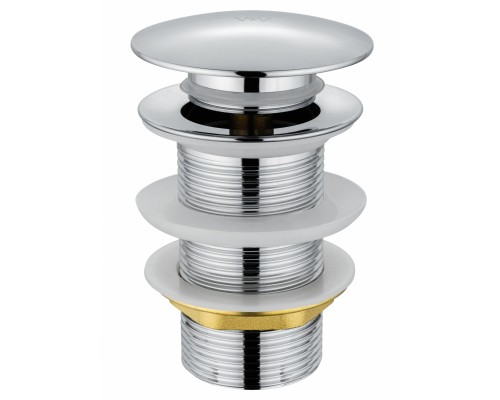 Донный клапан для раковины Wonzon & Woghand WW-88SS02-CR без перелива 1 1/4, хром