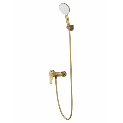 Смеситель Wonzon & Woghand Alfa WW-AE3102-BG для душа, брашированное золото