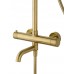 Душевая система Wonzon & Woghand Stick WW-88739903-BG с термостатом, брашированное золото