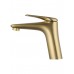 Смеситель Wonzon & Woghand Elbe WW-A41222-BG для раковины, брашированное золото