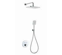 Душевая система Wonzon & Woghand WW-D2017-A-CR встраиваемая с термостатом, хром