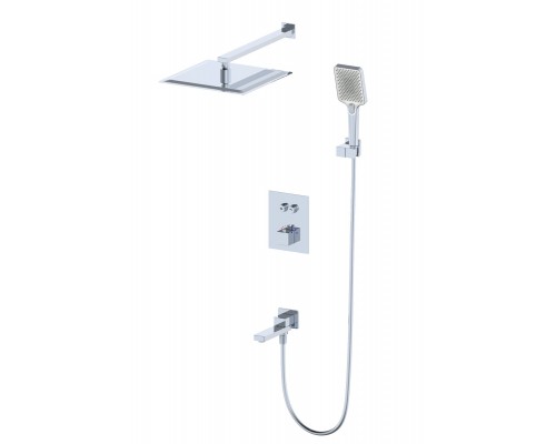 Душевая система Wonzon & Woghand WW-88929003-CR встраиваемая с термостатом, хром