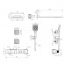 Душевая система Wonzon & Woghand WW-D4538-A-CR встраиваемая с термостатом, хром