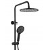 Душевая система Wonzon & Woghand The ONE WW-B3094-MB с термостатом, черный/матовый