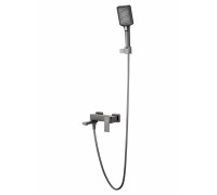 Смеситель Wonzon & Woghand Cube WW-88639016-BGM для ванны и душа, темный графит