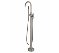 Смеситель Wonzon & Woghand Stick WW-88649017-BN напольный для ванны и душа, брашированный никель