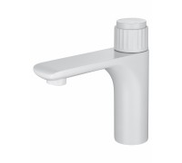 Смеситель Wonzon & Woghand Click WW-A40412-MW для раковины, белый/матовый