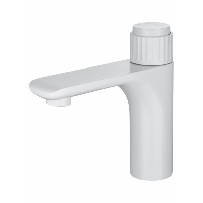 Смеситель Wonzon & Woghand Click WW-A40412-MW для раковины, белый/матовый