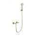 Смеситель Wonzon & Woghand INN 5 WW-B2063-A-BG для душа с термостатом, брашированное золото