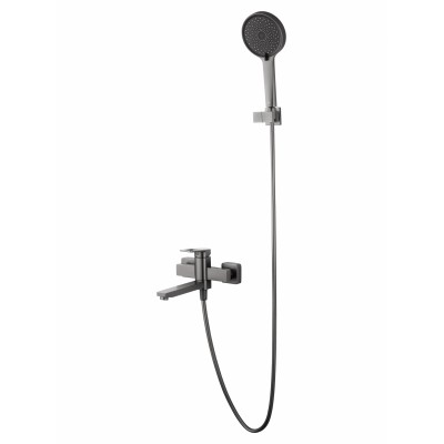 Смеситель Wonzon & Woghand Frame WW-88639010-BGM для ванны и душа, темный графит