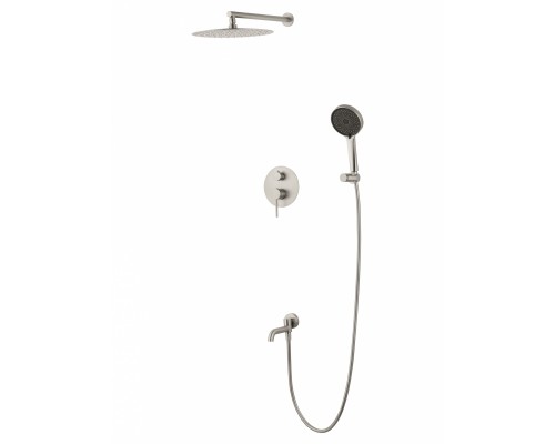 Душевая система Wonzon & Woghand Stick WW-88939017-BN встраиваемая, брашированный никель