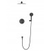 Душевая система Wonzon & Woghand Stick WW-88929010-MB встраиваемая с термостатом, черный/матовый