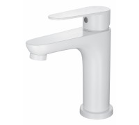 Смеситель Wonzon & Woghand Alfa WW-A40202-MW для раковины, белый/матовый