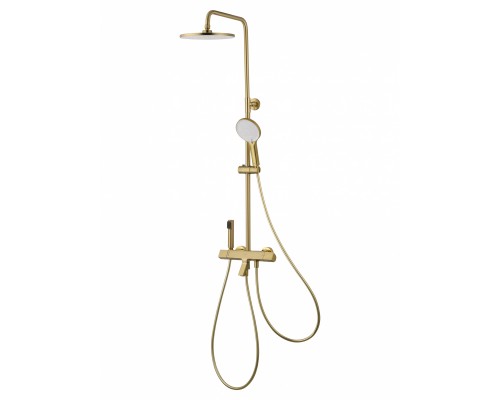 Душевая система Wonzon & Woghand The ONE WW-B3094-BG с термостатом, брашированное золото