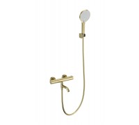 Смеситель Wonzon & Woghand INN 3 WW-B2065-A1-BG для ванны и душа с термостатом, брашированное золото