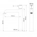 Смеситель Wonzon & Woghand Tor WW-88019073-CR для раковины, хром