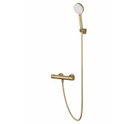 Смеситель Wonzon & Woghand INN 6 WW-B2029-A-BG для душа с термостатом, брашированное золото