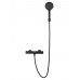 Смеситель Wonzon & Woghand INN 3 WW-B2065-A-MB для душа с термостатом, черный/матовый