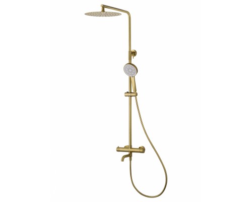 Душевая система Wonzon & Woghand Stick WW-88739903-BG с термостатом, брашированное золото