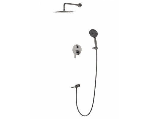 Душевая система Wonzon & Woghand Brilliant WW-88939079-BGM встраиваемая, темный графит